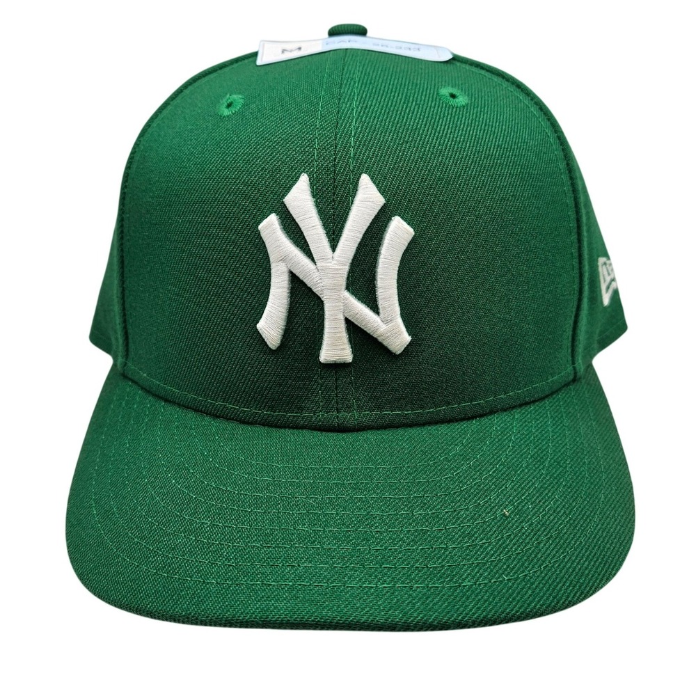 New Era 59FIFTY New York Yankees Fitted Hat Green Grey Bottom Size 7 1/4 MLB
